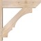 Ekena Millwork Balboa Slat Smooth Outlooker, Douglas Fir, 7 1/2"W x 30"D x 30"H OUT08X30X30BOA06SDF - alternate 2